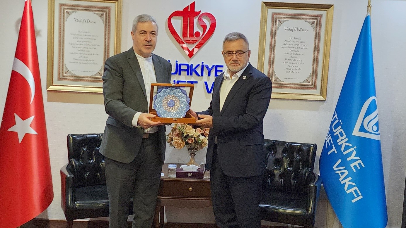 Türkiye Diyanet Vakfı Genel Müdürü ile görüşmede iş birliğinin genişletilmesine vurgu yapıldı